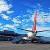Eine Maschine von Corendon Airlines am Flughafen Friedrichshafen. (Archivbild)