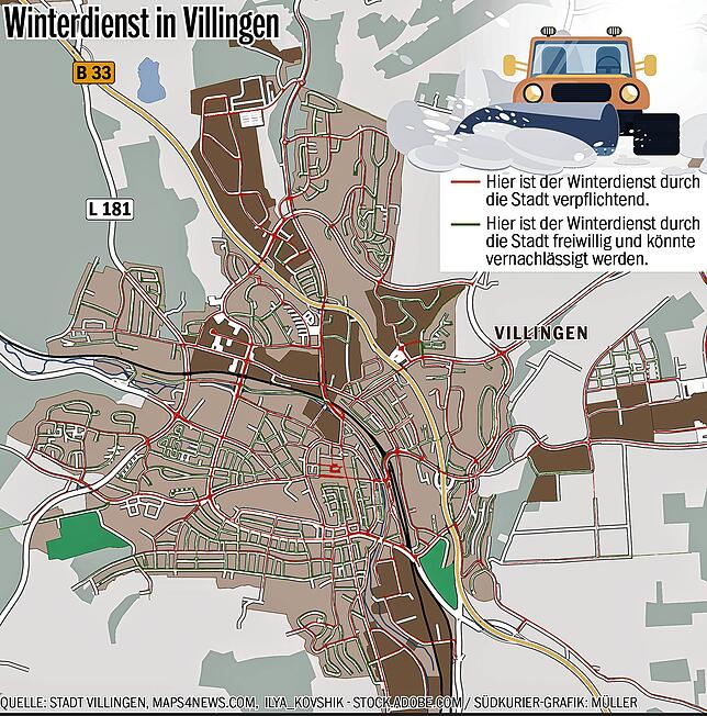 Bild 1: Das Konzept steht jetzt: So spart die Stadt im Winter beim Schneeräumen und Streuen
