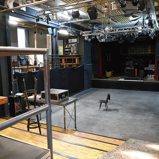 Saal und Bühne des Kula am 3. September 2021.