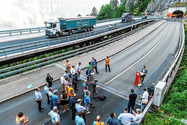 Baustart für die Neue Axenstraße – mit vielen Tunneln.