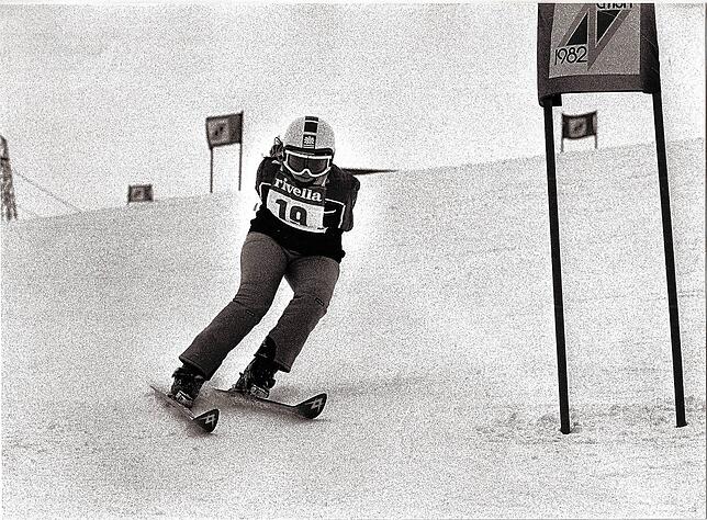 In den 80er-Jahren verbuchte Sabine Wendlandt Erfolge im Skifahren, zweimal war sie bei Olympia dabei.