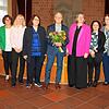 Hans-Michael Jung (Mitte) wurde in den Ruhestand verabschiedet. Mit im Bild (von links) das Team der Beratungsstelle: Christiane ...