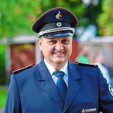 Karl-Heinz Bentele, Kommandant der Freiwilligen Feuerwehr Deggenhausertal.