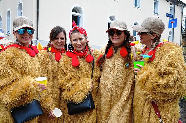 Bild 21: Bunte Zirkusschar in Steißlingen: So feierten die Narren die Rathausübergabe am Schmotzige