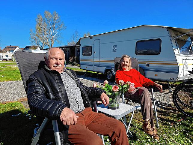 Helmut und Griselda Zepf sind schon seit 30 Jahren leidenschaftliche Camper.