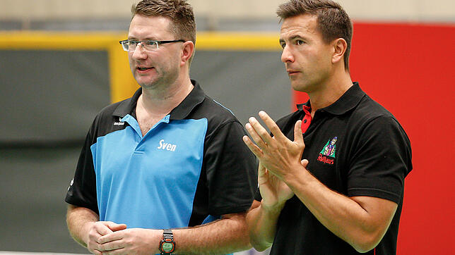 Bilden auch in der kommenden Saison ein Trainergespann beim TV Villingen: Chefcoach Sven Johansson (links) und Robert Senk. Bild: ...