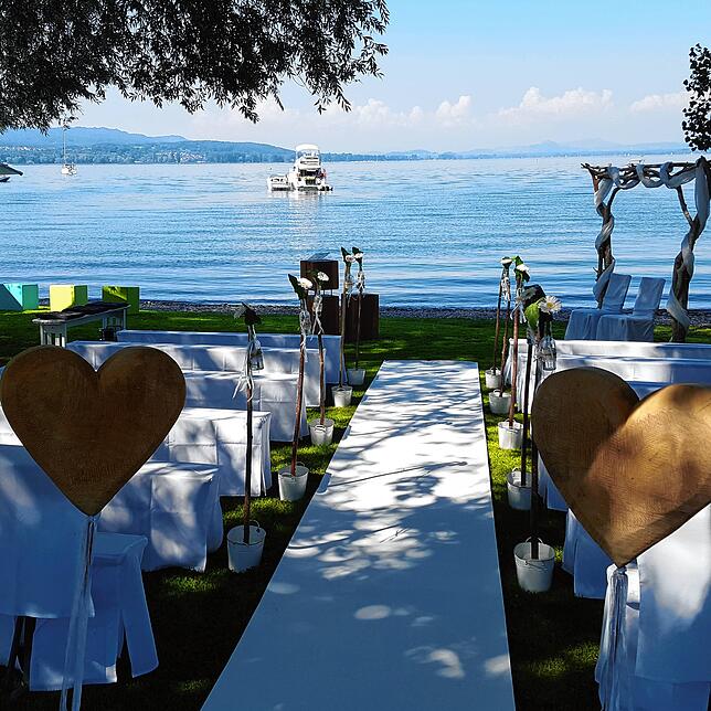 In dieser Kulisse können Brautpaare eine freie Hochzeit mit bis zu 80 Gästen feiern.