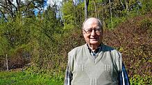 Markdorfs Altförster Konrad Jegler warnt vor dem Bau von Windkraftanlagen auf dem Gehrenberg.