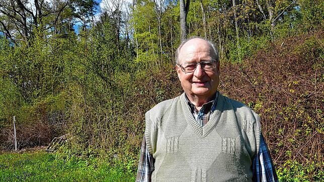 Markdorfs Altförster Konrad Jegler warnt vor dem Bau von Windkraftanlagen auf dem Gehrenberg.