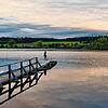 Auch im Herbst ist der Kirnbergsee bei Besuchern beliebt. Er zählt zu den touristischen Attraktionen, die Bräunlingen zu bieten hat.