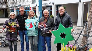Viel Arbeit haben (von links) die neue Wirtschaftsförderin der Stadt, Margot Fritz, Martin Bühler, Catherine Stutz, Hans Glöggler und ...
