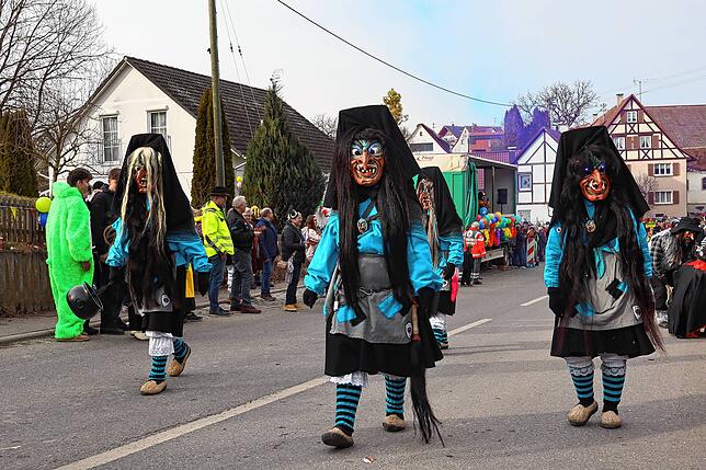 Bild 16: Narrenumzug in Rickenbach: Fasnacht in Bildern – die besten Eindrücke