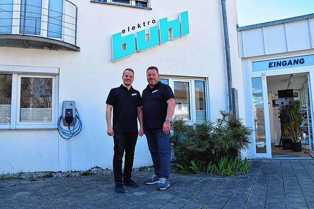 Max und Bernd Buhl führen gemeinsam die Firma Elektro Buhl.