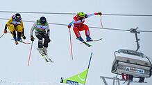 Auch 2022 wird es keinen Ski Cross Weltcup am Feldberg geben. Dieses Archivbild entstand am 05. Februar 2017.