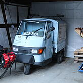 Mit diesem kleinen Transporter ist Armin Brütsch unterwegs, wenn er seine Nudeln ausliefert – oder wenn er zu seiner Arbeit ins ...