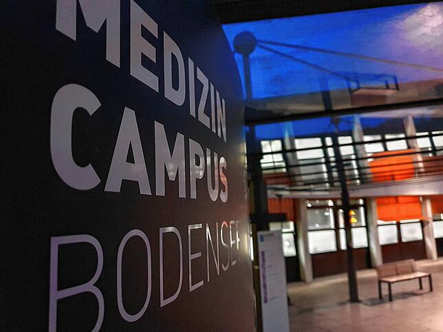 Eine Aufnahme vom Medizincampus Bodensee (MCB), dem Klinikum in Friedrichshafen.