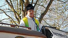 Pfarrrer Marcus Maria Gut hielt in den vergangenen beiden Jahren bei der Narrenmesse auf dem Rathausplatz bemerkenswerte Predigten in ...
