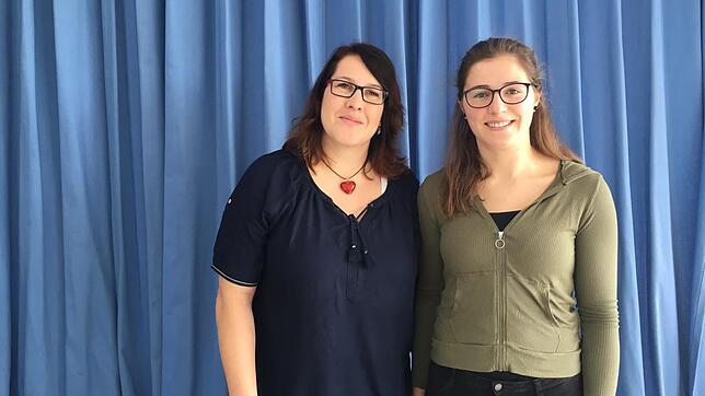 Diese beiden unterstützen künftig den Vorstand des MV Blumegg: Jugendleiterin Nina Maurer (links) und Schriftführerin Linda Baumann.