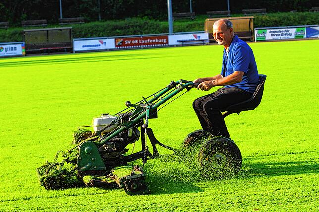 In Aktion: Schon vor sieben Jahren – das Bild entstand im Sommer 2014 – war Jürgen Lonardoni im Laufenburger Waldstadion im ...