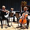 Ins Spiel versunken: Das Arcon Trio (von links) mit David Marquard, Violine, Julius Asal, Klavier und Janis Marquard, Violoncello.
