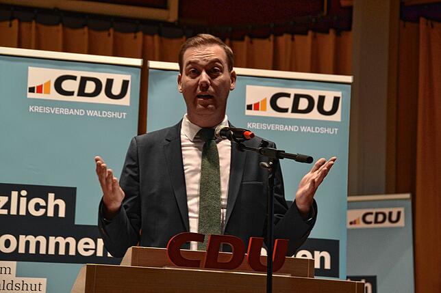 Felix Schreiner wird auch bei der Bundestagswahl im kommenden Jahr wieder für ein Mandat im Wahlkreis Waldshut kandidieren.