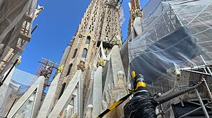 Auch nach mehr als 140 Jahre nach der Grundsteinlegung ist die Sagrada Familia noch eine große Baustelle. In etwa zehn Jahren könnte die ...