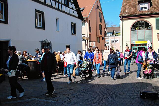 Bild 1: Bilder vom ersten verkaufsoffenen Sonntag in diesem Jahr