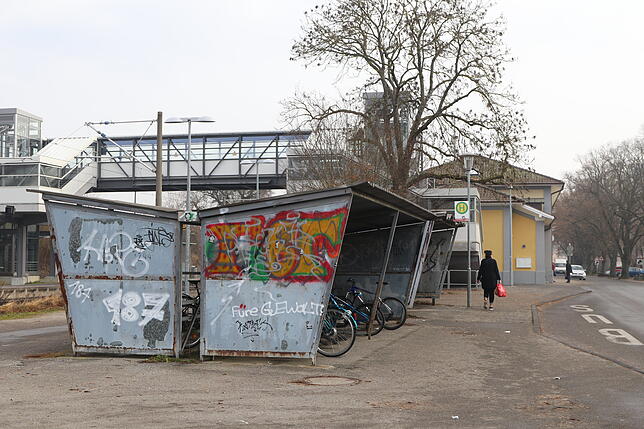 Der rostige Zweckbau wird momentan kaum benutzt.