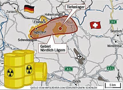 Bild 1: Atommüllendlager in der Schweiz: Wie groß ist der Einfluss der deutschen Akteure?