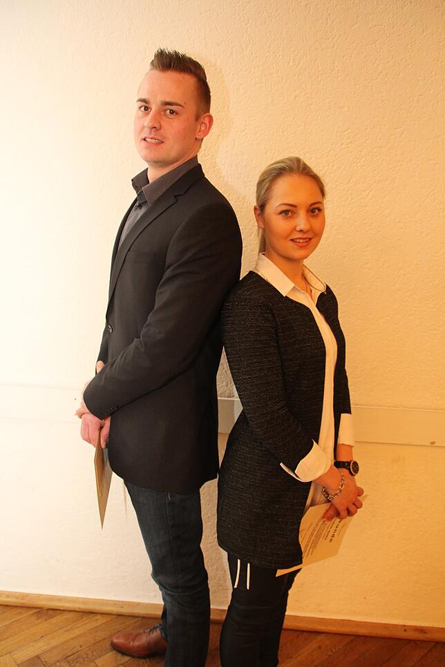 Claudius und Judith Seitz von der Metzgerei Seitz.