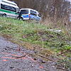 Rot markiert wurde von der Polizei der Fundort der Frauenleiche, die im Dezember 2014 an der Schmitzinger Straße in Waldshut entdeckt ...