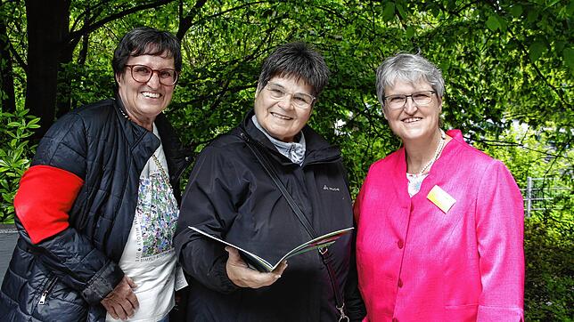 Sie sind ein Baustein in der Tagespflege: Waltraut Tonar, Karin Becker und Iris Graf (von links) waren schon vor der Gründung ...