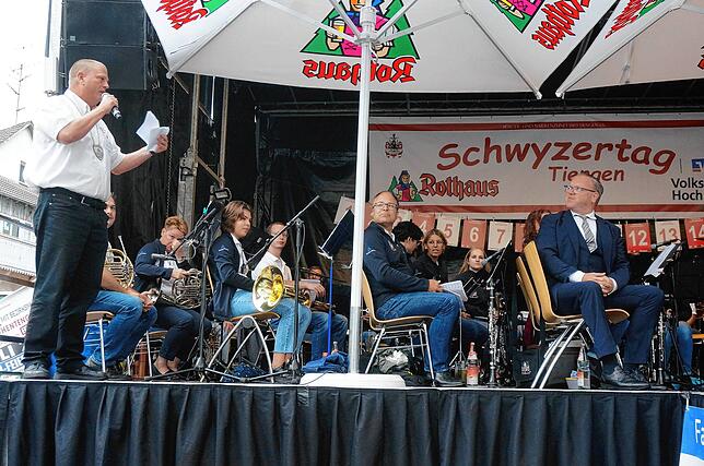 Bild 22: Fulminanter Abschluss des 610. Tiengener Schwyzertags: Die Bilder vom Wunschkonzert der Stadtmusik