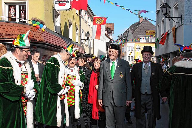 Fasnacht 2014 mit Winfried Kretschmann.