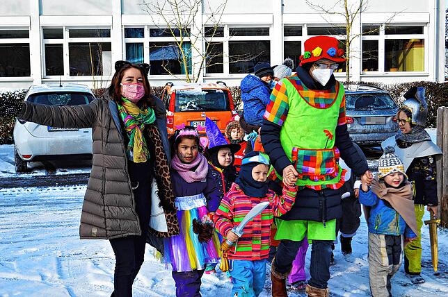 Bild 14: Hier gibt es Eindrücke vom Schmotzigen Donnerstag in den Überlinger Kindergärten
