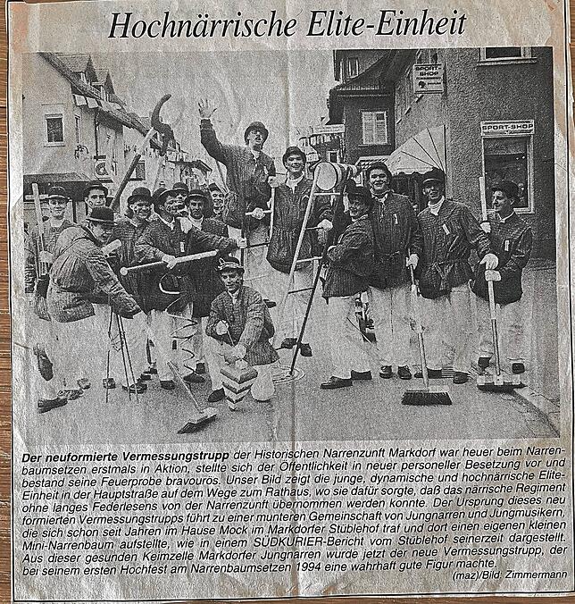 So berichtete der SÜDKURIER am 5. Februar 1994 über die Vermesser.