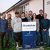 Sie bilden das Vorstandsteam des neuen Fördervereins: Vasilij Strassheim, Paul Asoltanei, Michael Schiller, Sarah Joos, Jannik Maier, ...