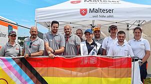 Die Johanniter und Malteser aus Singen betreiben gemeinsam eine Unfallhilfsstation.