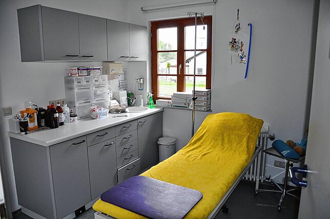 Das Zimmer für chirurgische Eingriffe.