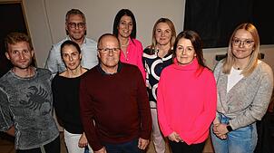 Der neue Vorstand des Schwimm-Clubs Villingen, von links: Steffen Schumm, Daliah Grzan-Kiefer, Joachim Fuchs, Michael Müller, Jacqueline ...