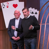 Der Markdorfer Marc Ellerbrock (rechts) gemeinsam mit Sportreporter-Legende Werner Hansch bei der VOX-Sendung „Die Höhle der Löwen“. Sie ...