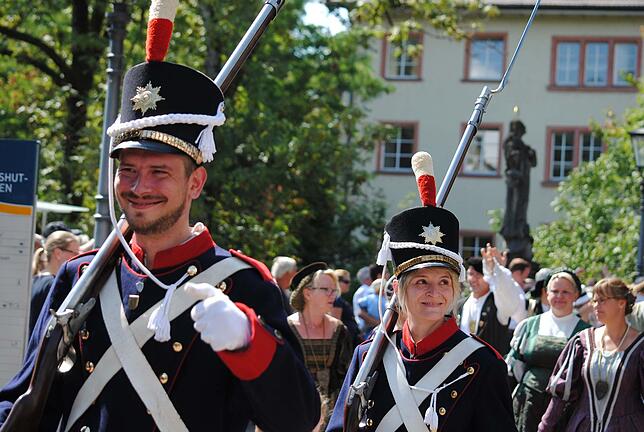 Bild 23: Bilder vom Jubiläumsumzug der 550. Waldshuter Chilbi mit 2000 Teilnehmern