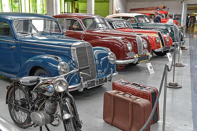 Herzstück des Technik-Museums sind die zahlreichen Oldtimer und anderen technischen Errungenschaften aus vergangenen Jahrzehnten.