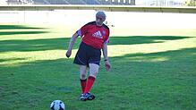 81 Jahre und noch immer fit – Helmut Hornung in Aktion. Bild: Rolf Reißmann