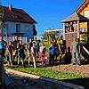 Viel Spaß haben die Kinder aus Kommingen und Nordhalden bei der Dorfrallye der Vereine. Unser Bild zeigt sie an der Station des ...