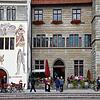 Das Rathaus von Überlingen im Herbst 2024. Am kommenden Sonntag sind Oberbürgermeisterwahlen.