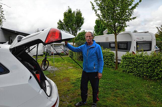 Manfred Merkat zieht es aufgrund der guten Fahrradwege in die Region.