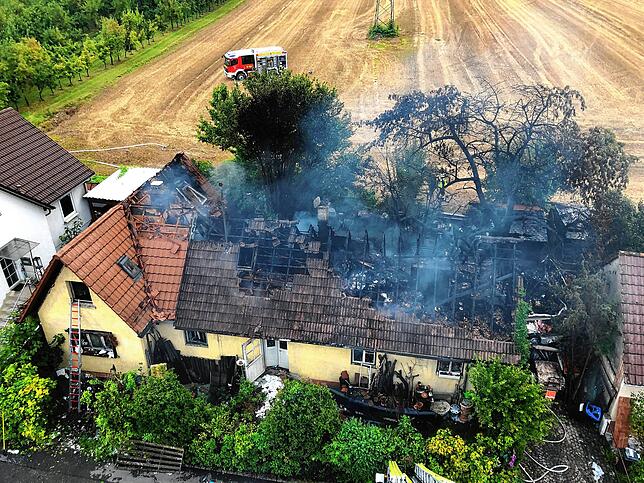 Das Haus in der Oberen Gallusstraße ist nach dem Brand unbewohnbar.