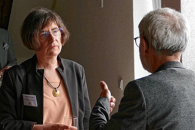 Es hat sich gelohnt, dass wir wieder nach Thalheim gekommen sind, meinte die Juryvorsitzenden Ingrid Bisinger beim Besuch der Jury.