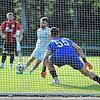 Schlusspunkt: Sandro D‘Accurso wurde im Strafraum gefoult und verwandelte den fälligen Elfmeter zum 7:1-Endstand selbst. Mit drei ...